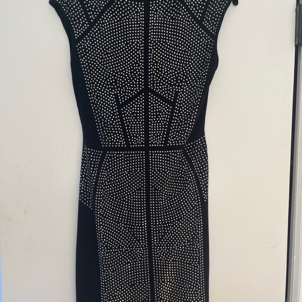 Rebecca Taylor Black Studded Dress - Picture 2 of 2